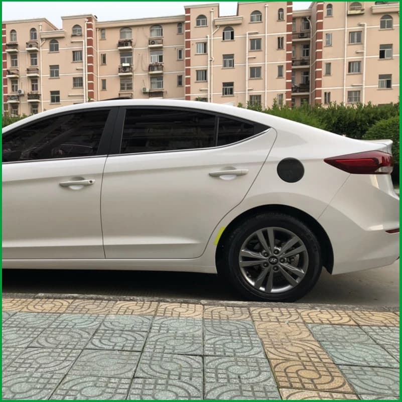 Car Styling For hyundai Elantra 2016 2017 2018 Fuel Tank Cover Sticker Trim Exterior Decoration Auto Accessories