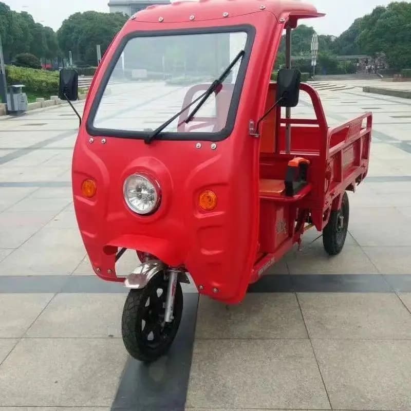 Electric mountain truck load express pull agricultural battery freight tricycle shed new model