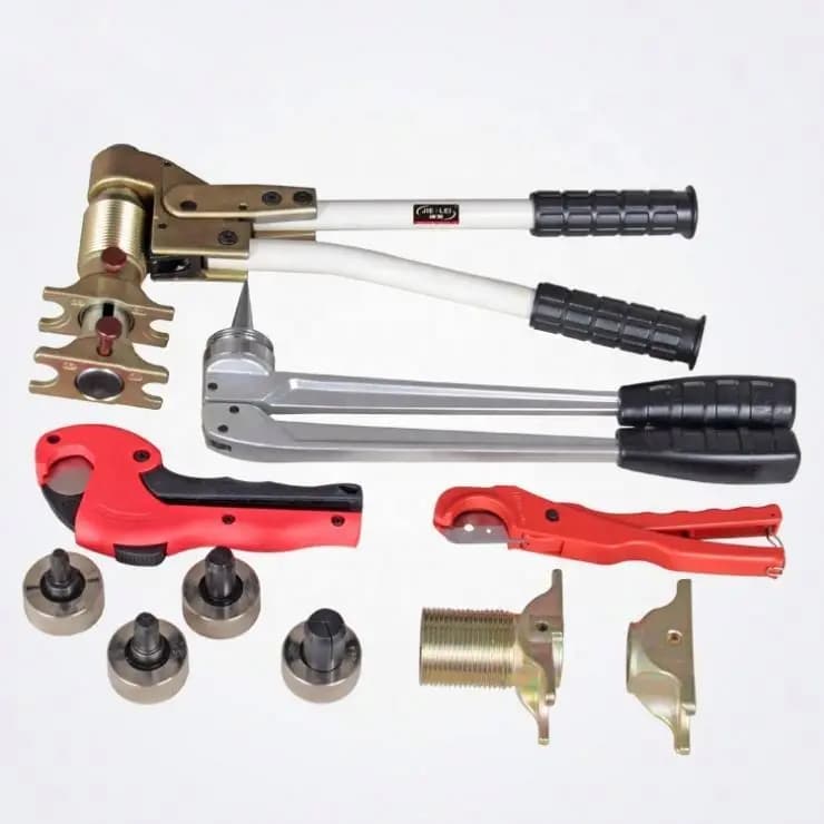 Industrial Grade PEX-1632M Pipe Fitting Tool Kit Clamping Expanding Cutting Tool for  Plumbing  and  Supported