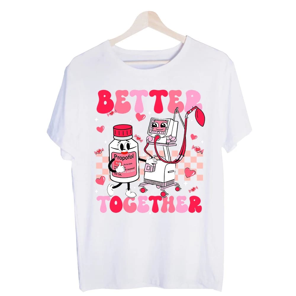 Men's Medical Cartoon Graphic Tee, Short Sleeve Crew Neck T-Shirt for Casual Daily Wear