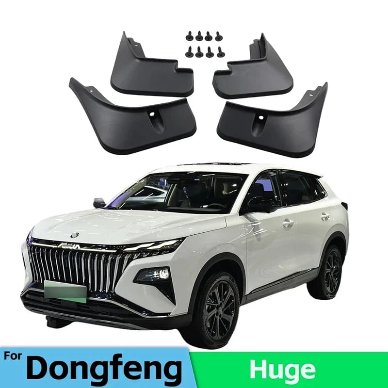 MudFlaps For Dongfeng Huge 2023 2024 2025 Mudguards Mud Flaps Splash Guards Fender Front Rear Wheels Fender Car Accessories 4Pcs