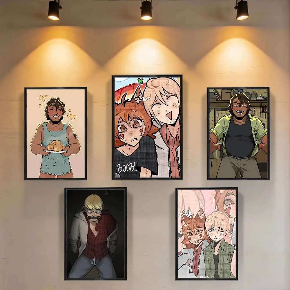 Ren game Lawrence Strade YKMET BTD High Quality Dorm Living Room Aesthetic Wall Decoration Painting Poster Stickers Gift