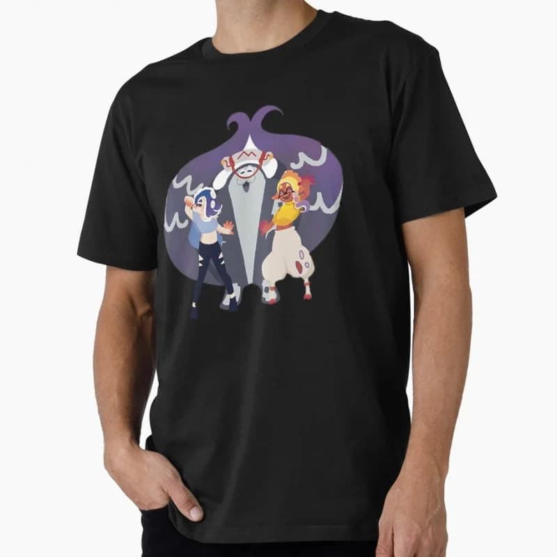 Deep Cut funny Cartoon Video game Splatoon Gift T-Shirt for gamer 100% Cotton y2k clothing Short-Sleeve Tee All Size Tops