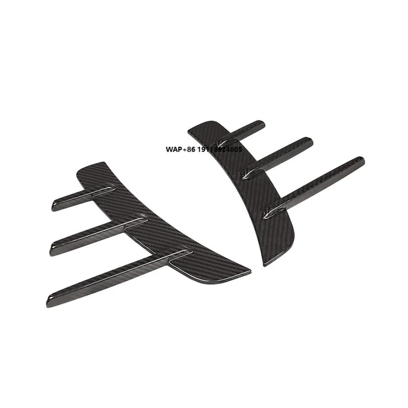 New Arrival Dry Carbon Fiber Fender Trim for   G22 G23 Coupe  2021+ SQ Style Pure Carbon Fibre Front Fender Trims Cover
