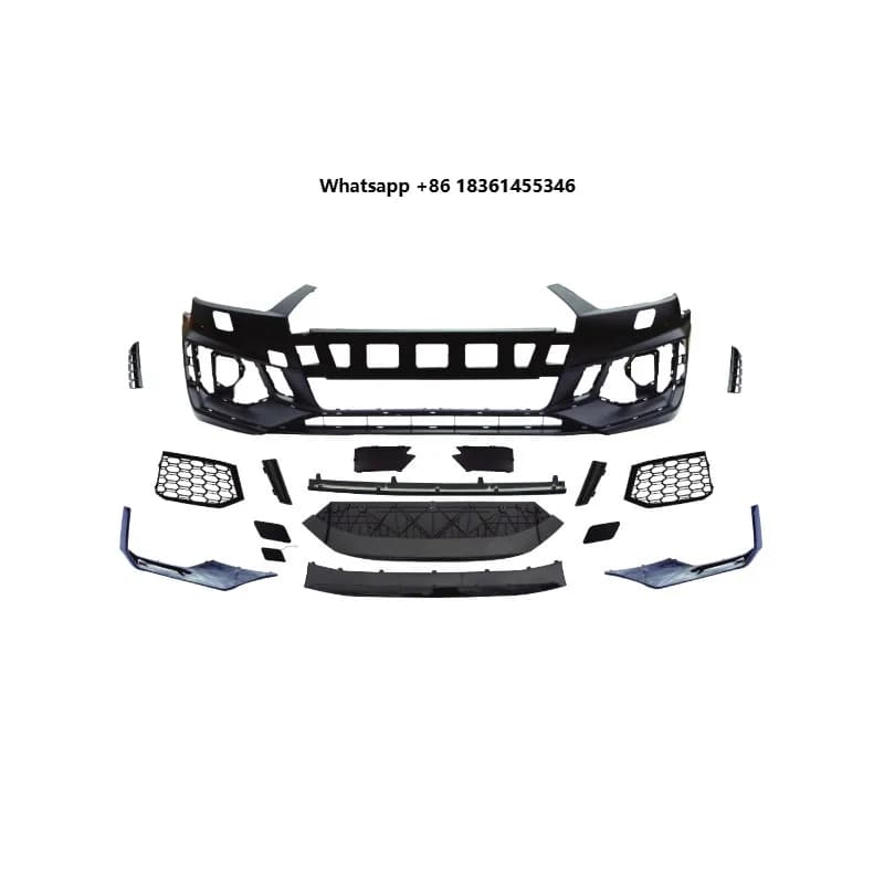 For 2017-2020  A5  Style Upgrade RS5  Kit New Plastic Car Body Modification Front Bumper Upgrade