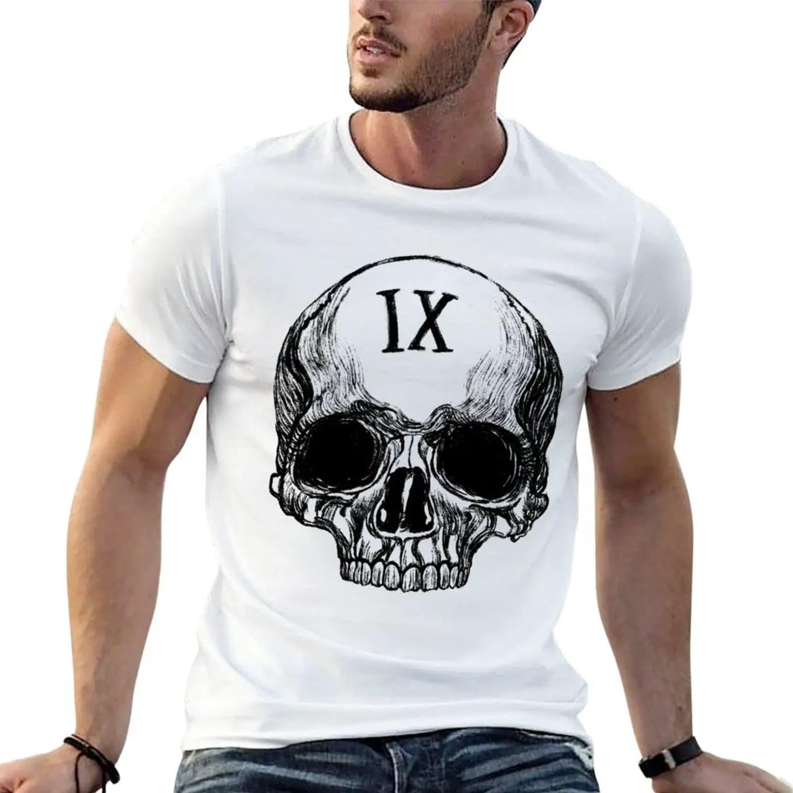 Nine for the Tomb. Gideon The Ninth T-Shirt anime clothes summer shirt men workout shirt
