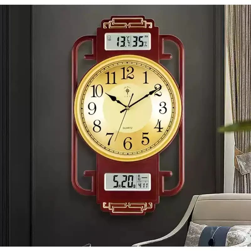 Polaris Silent Modern Quartz Wall Clock - Trendy 2024 Design Elegant Living Room Decor Chinese Timepiece Stylish And Silent