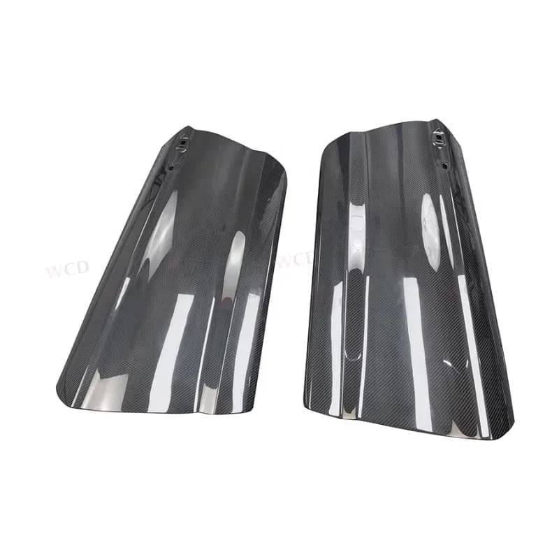 Real Carbon Fiber Door Panel for 2015-2023 New Modified Car Full Carbon Side Door Cover Replacement Bodykit