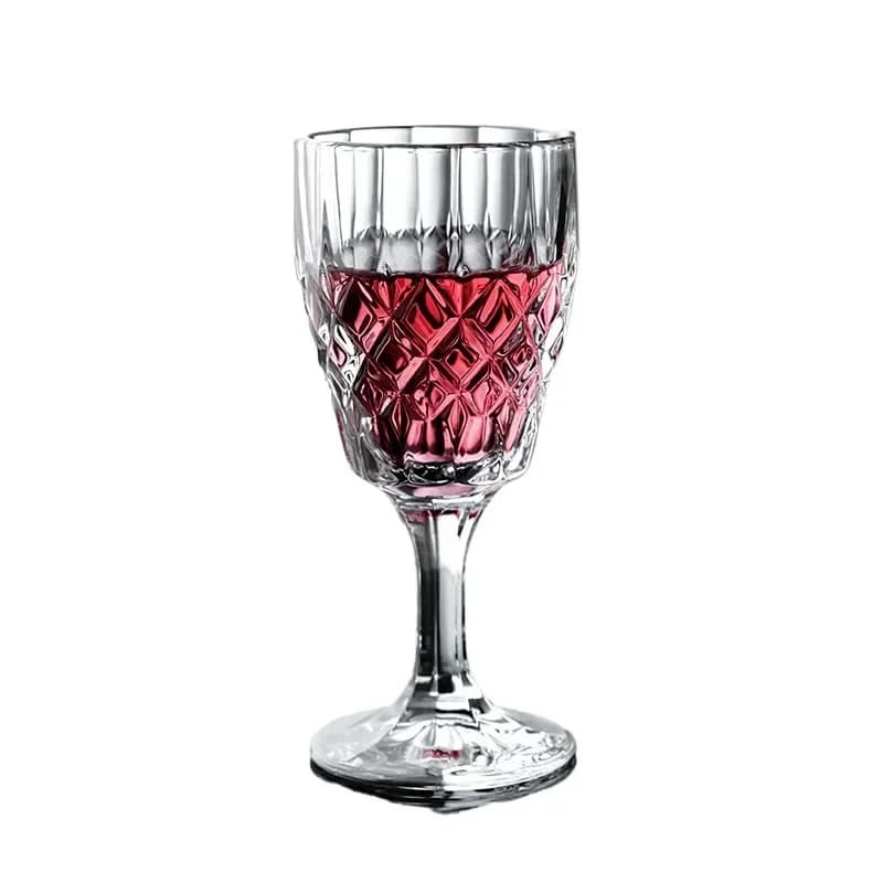 Crystal glass, wine tasting glass European retro classic home light luxury