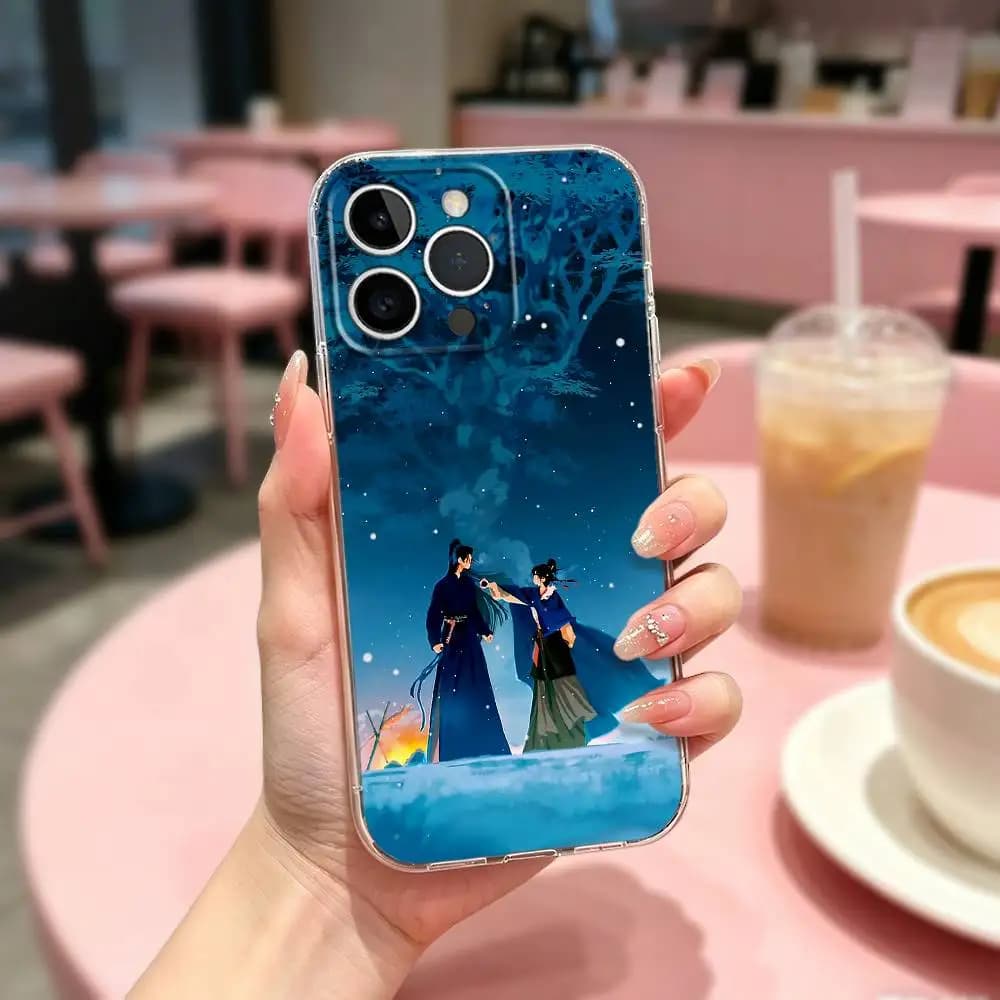 P-Pursuit of Jade Zhang Linghe    Phone Case For iPhone17,16,15,14,13,12,11 Plus,Pro Max Soft Transparent Cover