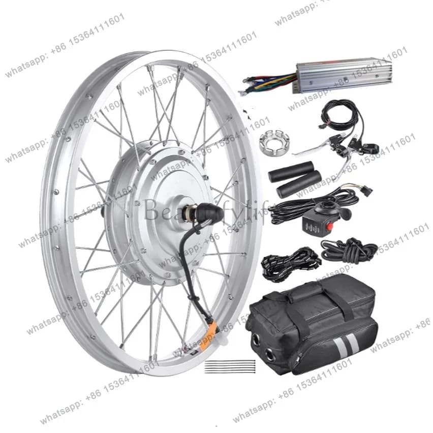20 inch 36V750W front wheel bicycle modified electric vehicle kit lightweight