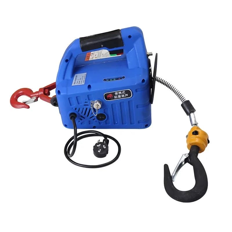 Portable traction hoist miniature electric household air conditioner lifting electric crane small hoist