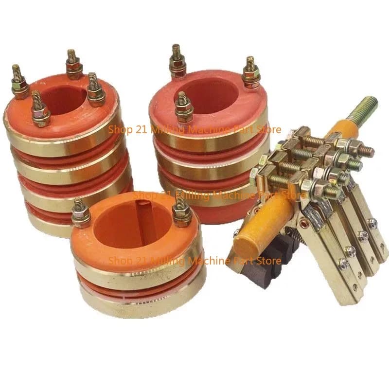 Hot Sell Collecting Ring, Conductive Slip Ring, 2-3-4-way, Inner Diameter 20, 25, 30, 35, Outer Diameter 58, Carbon Brush