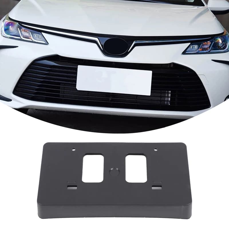For Toyota Corolla 2020-2022 ABS Black Car Front License Plate Bracket Car Modification Accessories OE: TO1068159 | 5211412280