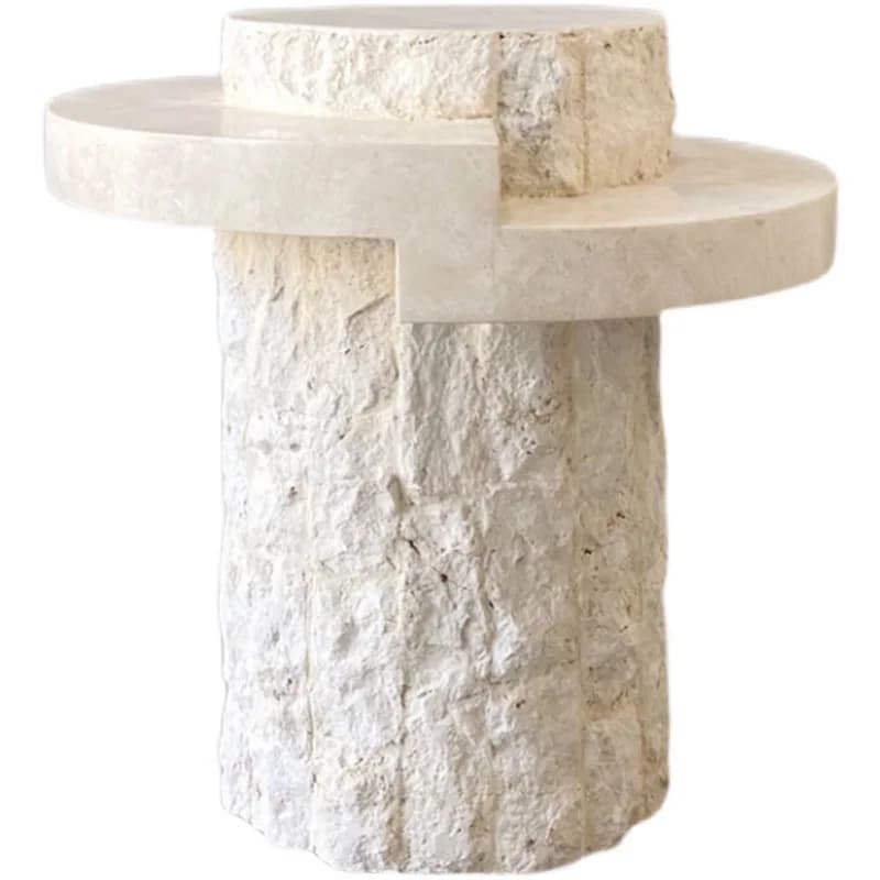 CX minimalist wabi-sabi style with creative destructive effect corner table