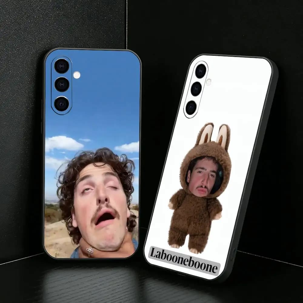 MemeS Of B-Boone Funny Printing Phone Case For Samsung Galaxy A73,A72,A71,A70,A52,A51 Others Soft Black Cover