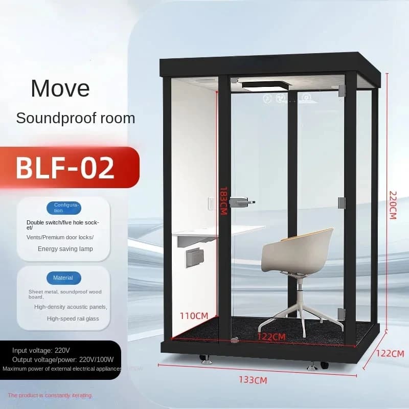 high quality Soundproof Mobile home Silent compartment Sleeping cin Live stream Piano room Office Phone booth Recording studio