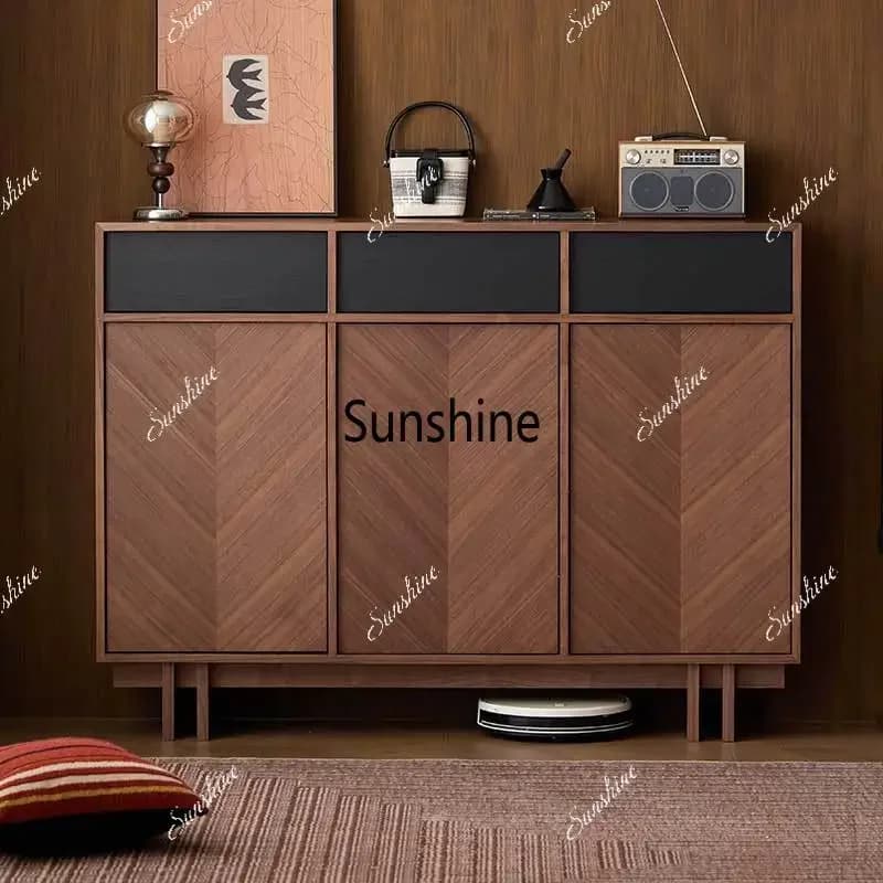 Medieval style living room multi-layer shoe rack door aisle storage shoe cabinetTJ