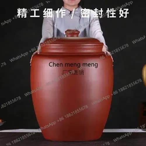 HR New, rice jar large, rice bucket household sealed bucket ceramic rice jar with lid