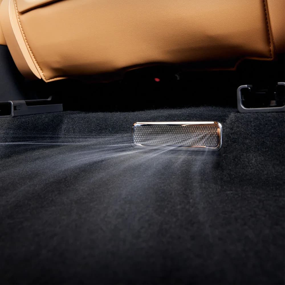 2 Pcs Dust Cover For The Air Outlet Under The Seat For Xpeng GX 2026 Interior Accessories Stainless Steel Protective Cover
