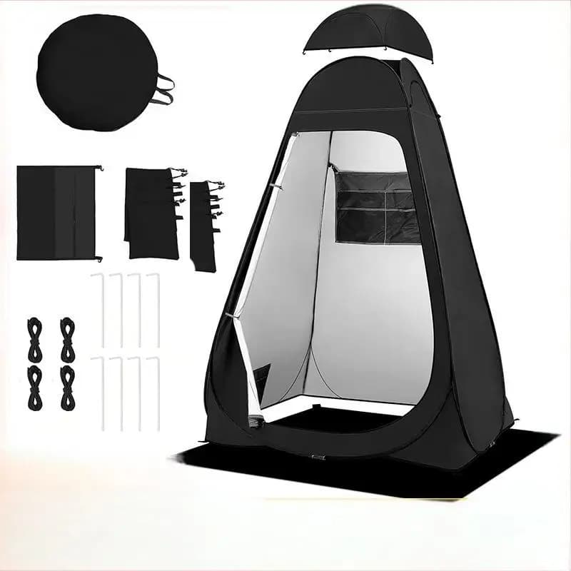 Privacy Portable Outdoor Toilet Changing Shower Tent with Carry Bag Instant Dressing Bathroom Camping for Hiking & Fishing
