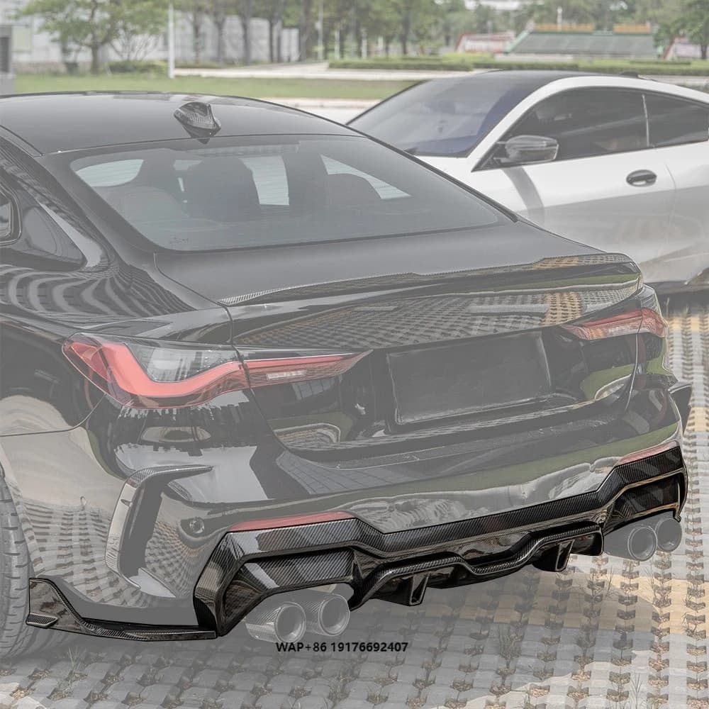 Full Replacement OEM Fitment Dry Carbon Fiber Rear Bumper Diffuser for 4 Series G22 M440I 2021+