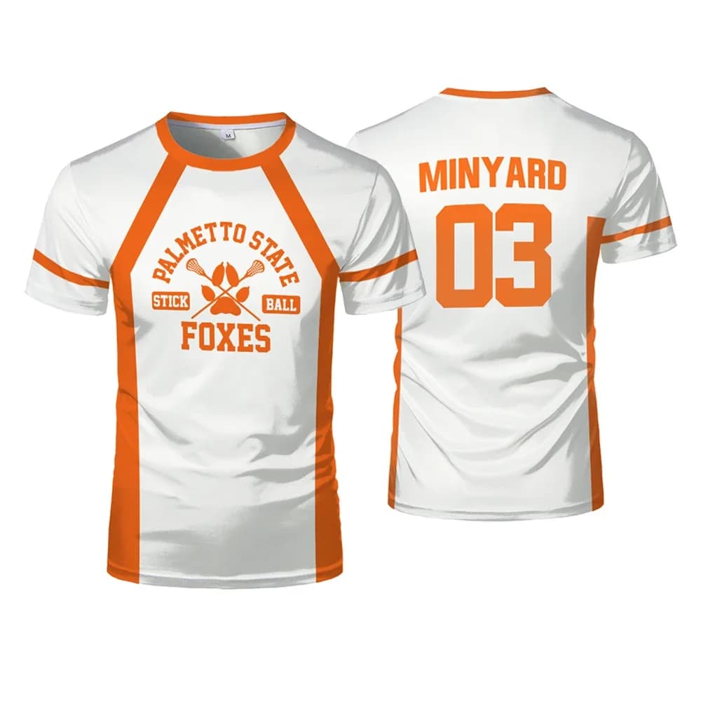 2026 New The Foxhole Court 3D Print T Shirt Palm State Foxes Minyard Jersey Men Women Kids Casual Short Sleeve Tops