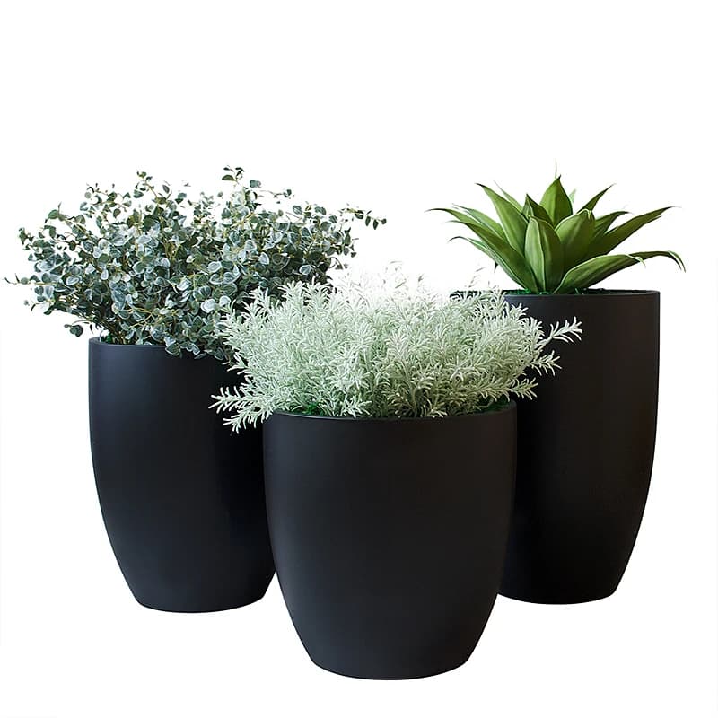 LTT simple cement floor-to-ceiling large vase flower arrangement set round flower device