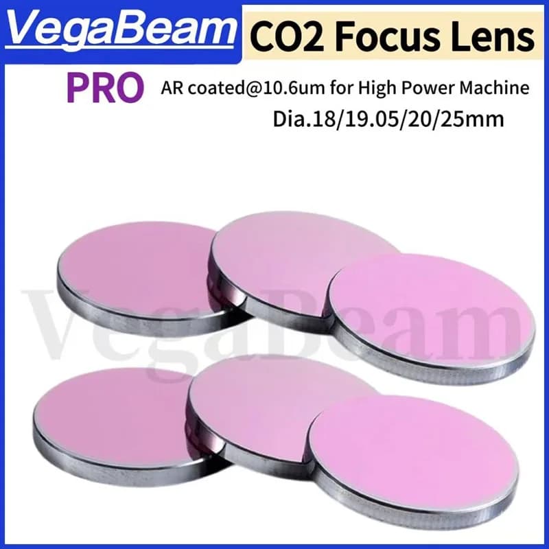 CO2 Laser acrylic sheet cutting Focusing Lens D20 F50.8 F63.5  F101.6 For High Power 150W 300W Laser Engraving Focusing Lens