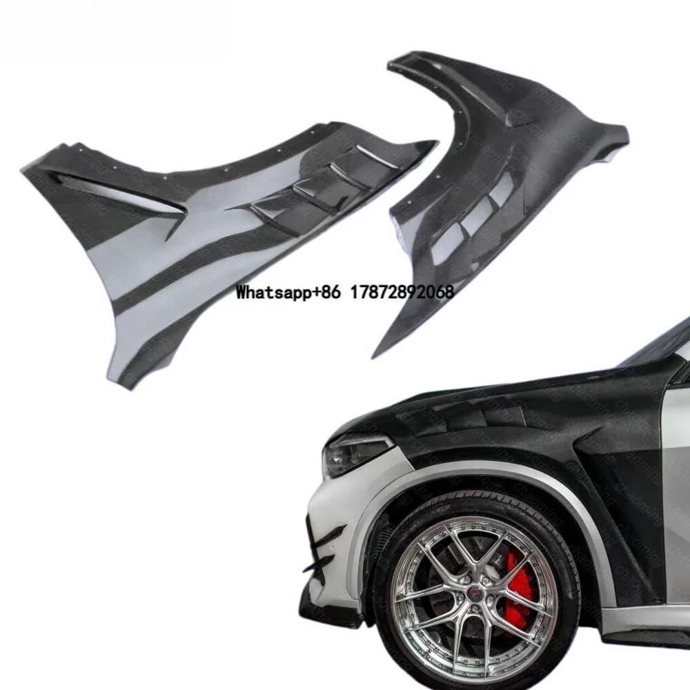 Carbon Fiber Mud Flaps for X5 G05  Front Side Fender Flares