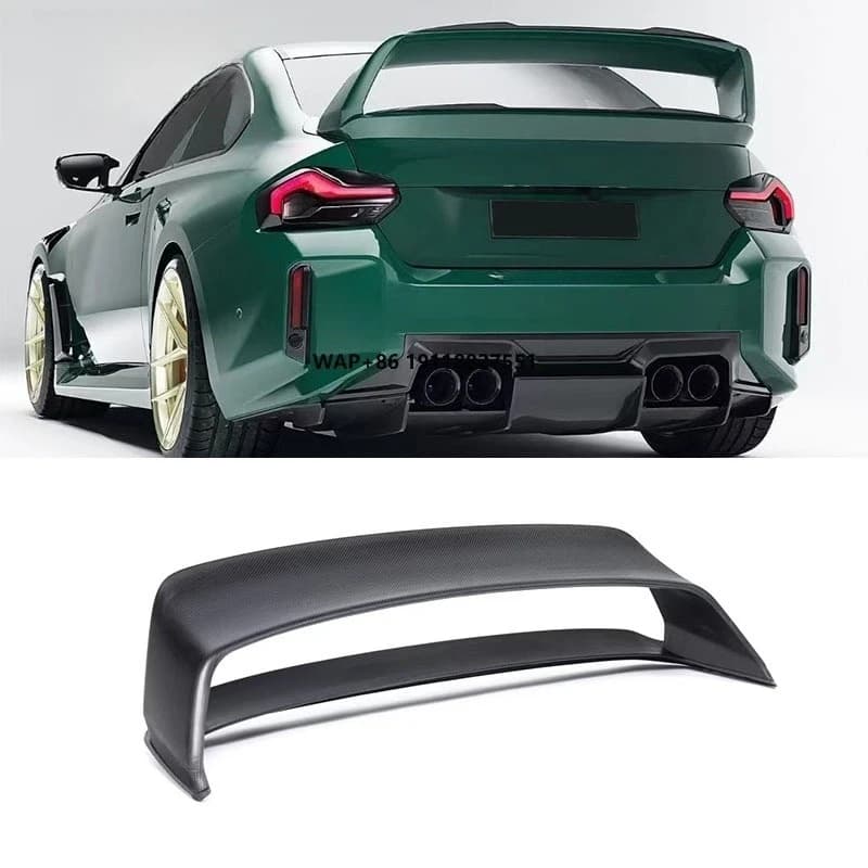 N Style for M2 G87 Dry Carbon Fiber Double Layer Spoiler AX Style 2023+ Tail Wing High-performance Car Parts