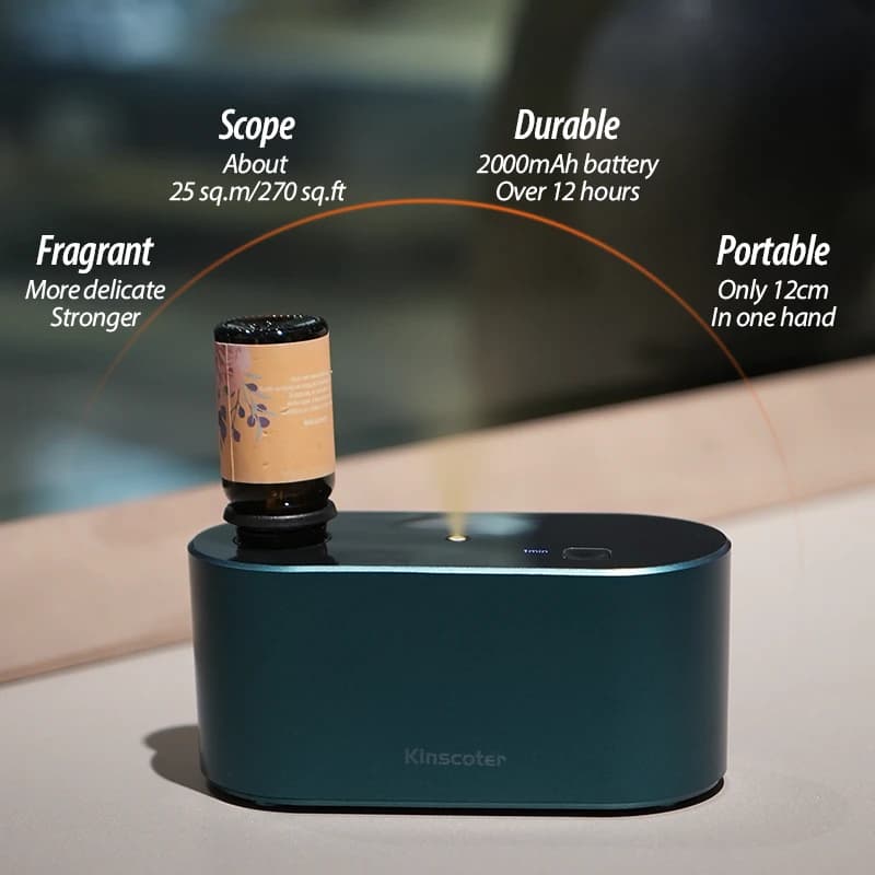 {best}Electric Aromatherapy Diffuser Machines Waterless Aroma Diffusers Work With Essential Oils Bottles Emit Fragrances Perfect