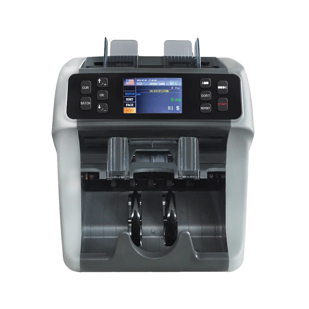 YS Portable Mixed Money Counting Machine Multi Currency Automatic Bill Counter Money Counter Currency Cash Sorting And Detecting