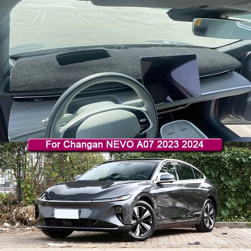 Car Styling For Changan NEVO A07 2023 2024 2025 Car Dashboard Protective Mat Shade Cushion Pad Rose Carpet Mat Cover Accessory