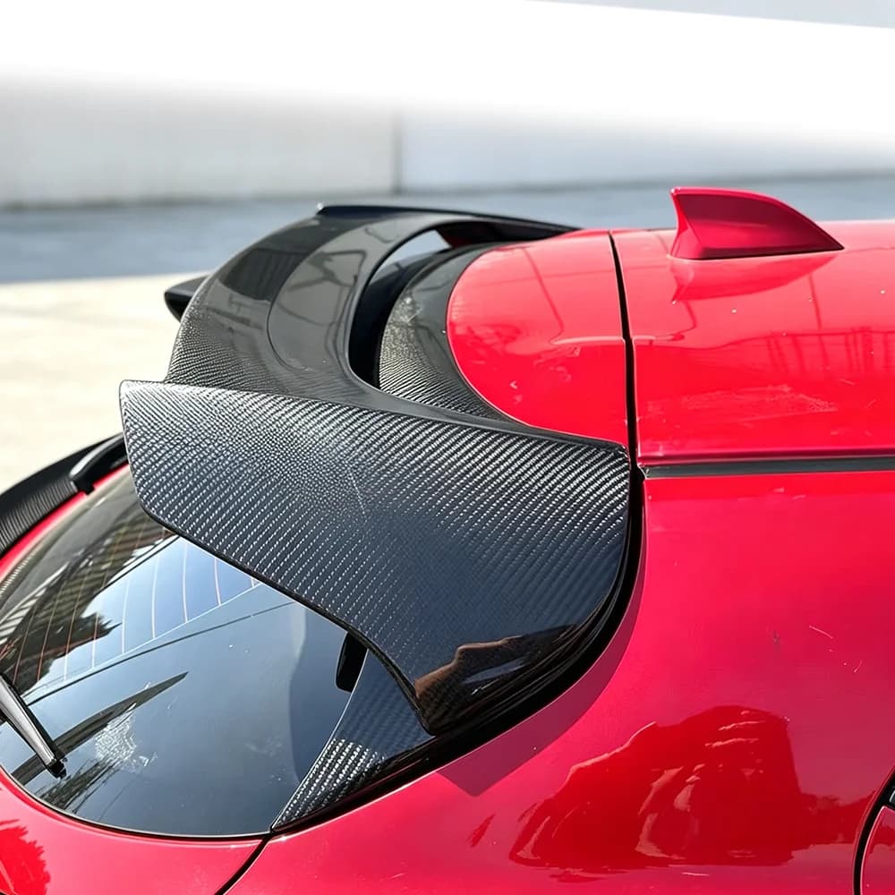 for Angksaila models 2014-2019 100% carbon brazed rear spoiler luggage compartment rear wing car modification accessories