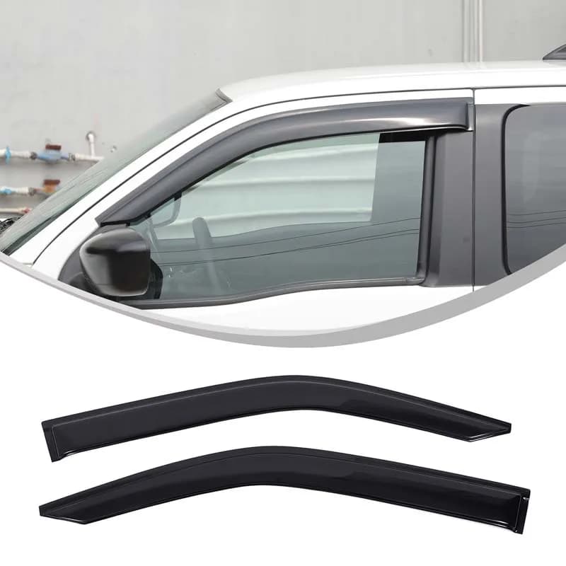 For Nissan Frontier 2022+ ABS Black Car Window Window Visor Rain Guard Vent Sun Shade Car Exterior Protection Accessories