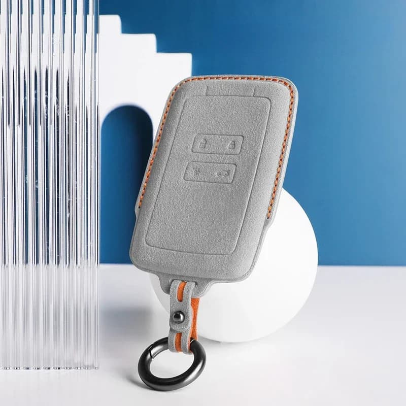 Top Suede Car Key Case Cover for Renault Koleos Kadjar Captur Megane Talisman Espace Clio Zoe Scenic 4 Arkana Dacia Sandero