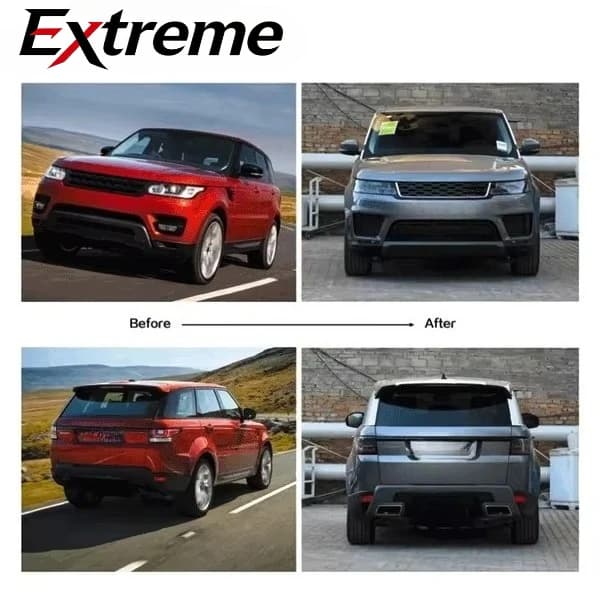 Style Body Kit for Range Rover Sport L494 with Headlight & Tail Light Bodykit 2014-2017 Models Changed to 2020 Models