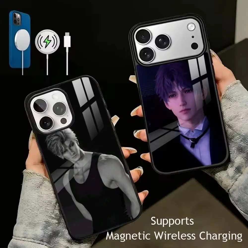 Love Deepspac Rafayel Sylus  Phone Case For iPhone17,16,15,14,13,12,11 Plus,Pro Allows magnetic wireless charging