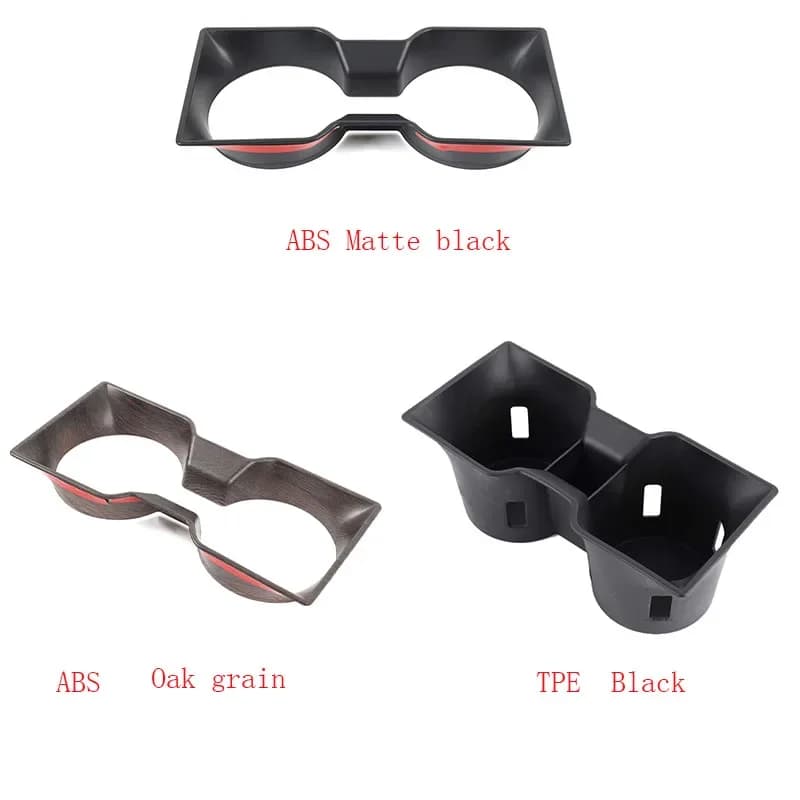 For Land Rover Defender 90 110 130 2025+ ABS matte black car central control water cup frame decoration sticker car accessories