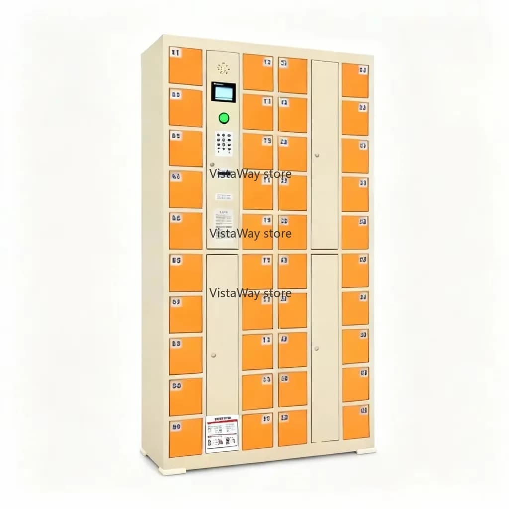 Intelligent Mobile Phone Charging Locker Station with 20 50 Compartments for Public, Office, and School Use