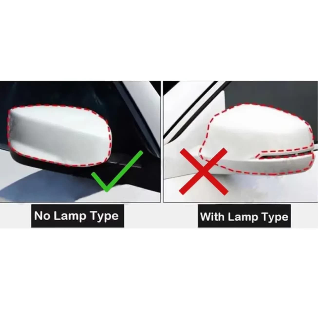 Car Rear View Side Mirror Cover Fit For Honda Accord 2008 2009 2010 2011 2012 Trim Horn 2/4 Door Sedan 8/8.5/9th