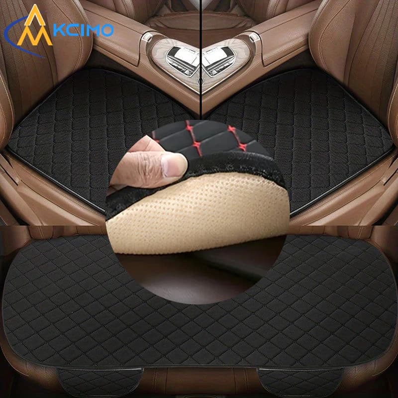 Universal Fit Car Seat Covers 3PCS/Set - Waterproof, Scratch Resistant, Easy to Install for Cars, SUVs, Trucks