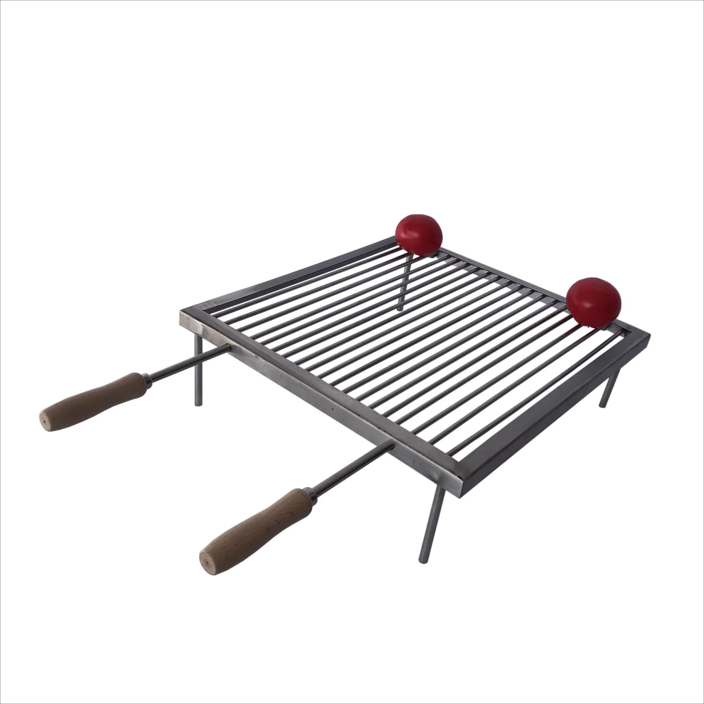 High Quality Stainless Steel Tuscan Campfire Grill with Handles for Pizza Oven