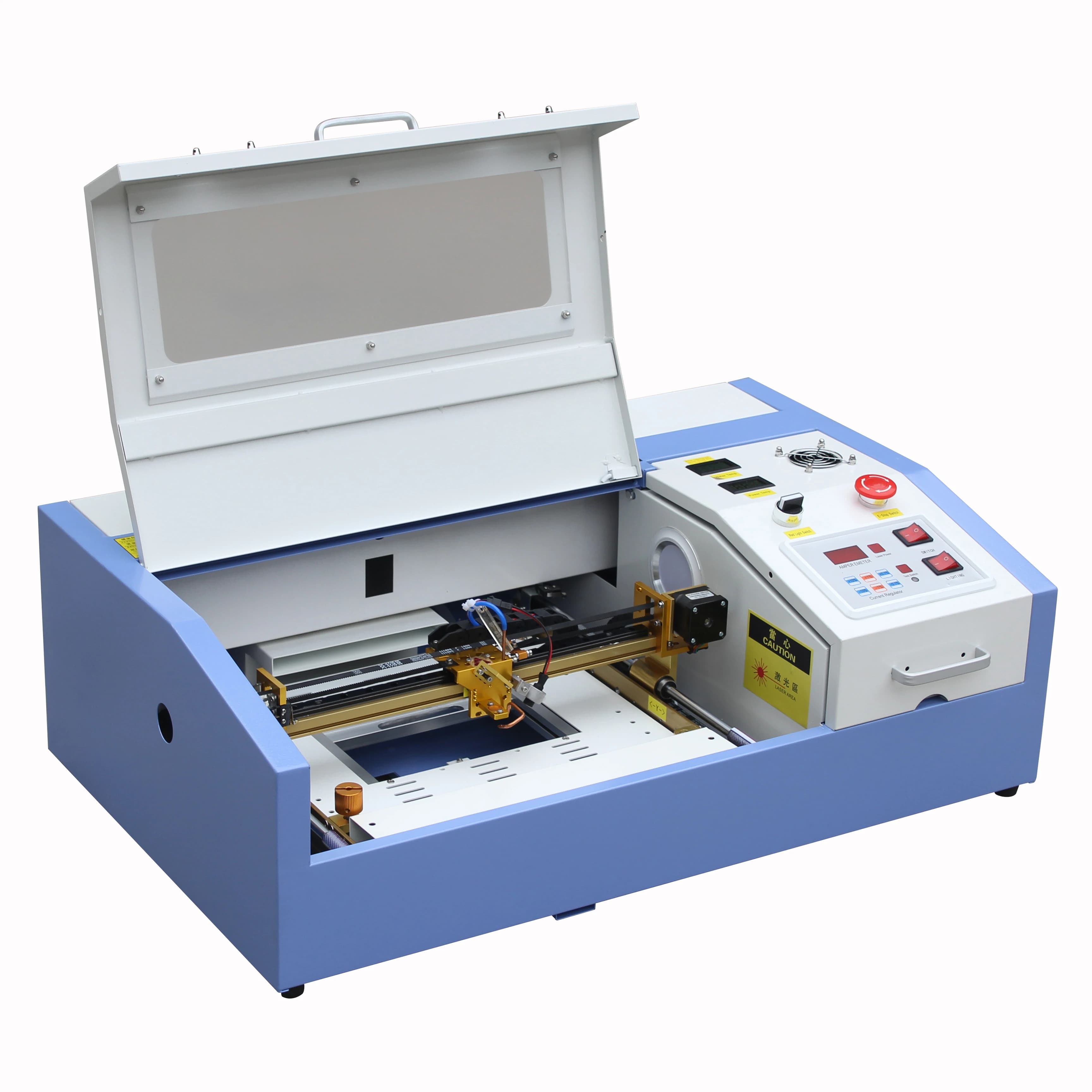 3020 300*200mm 40w 50w Factory Agent Micro Rubber Stamp Making Machine and 3d Photo Crystal Engraving Machine Price