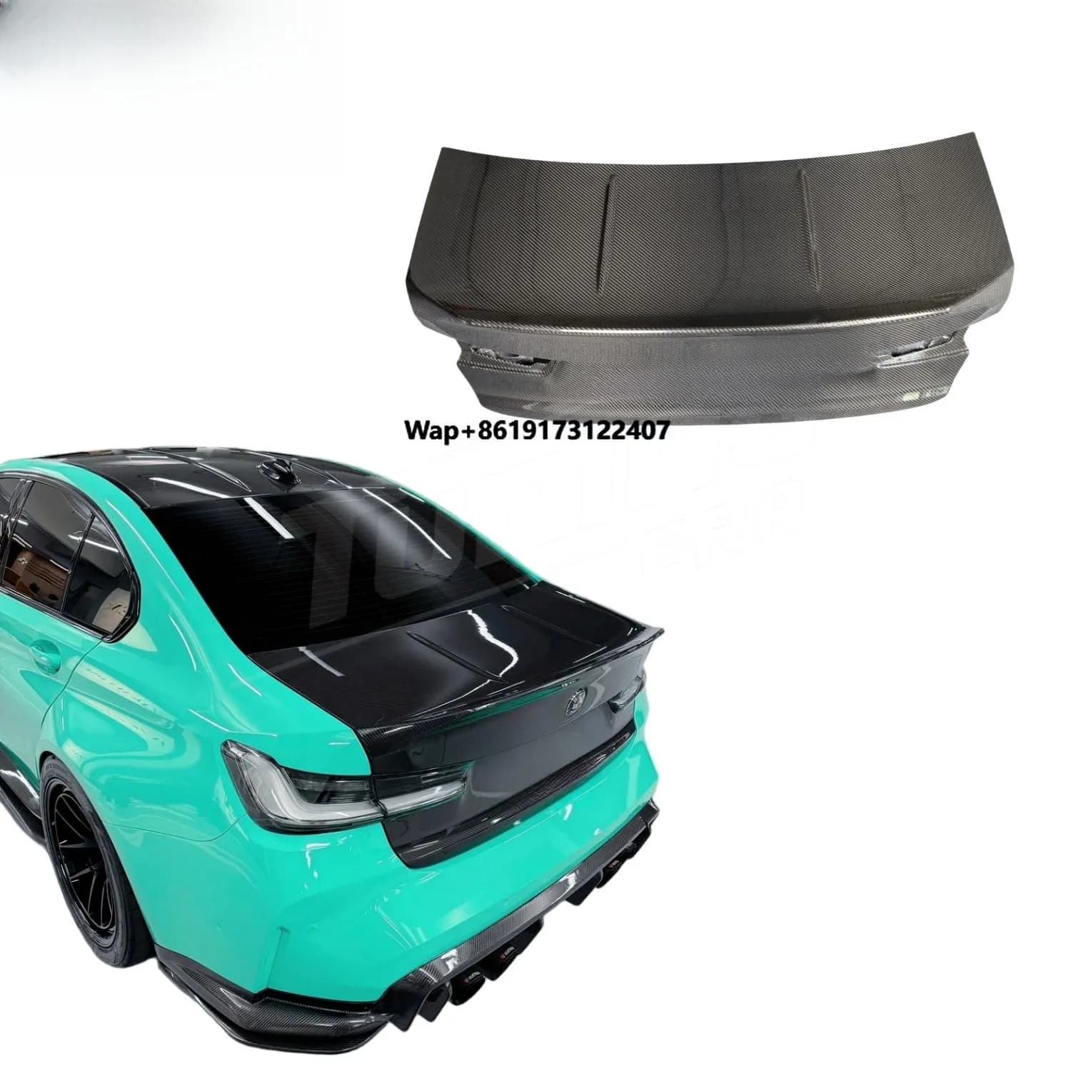 CSL Style Dry Carbon Fiber Trunk Lid Body Kit for  M3 3 Series G80 G20 Perfect Fitment Car 2021-2025
