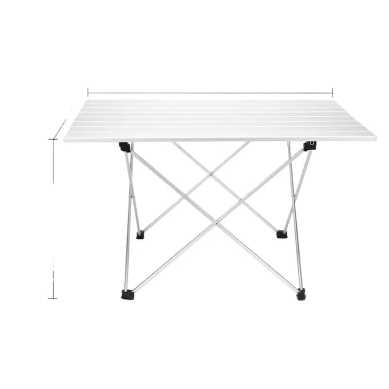 Outdoor leisure foldable camping table aluminum alloy portable folding table