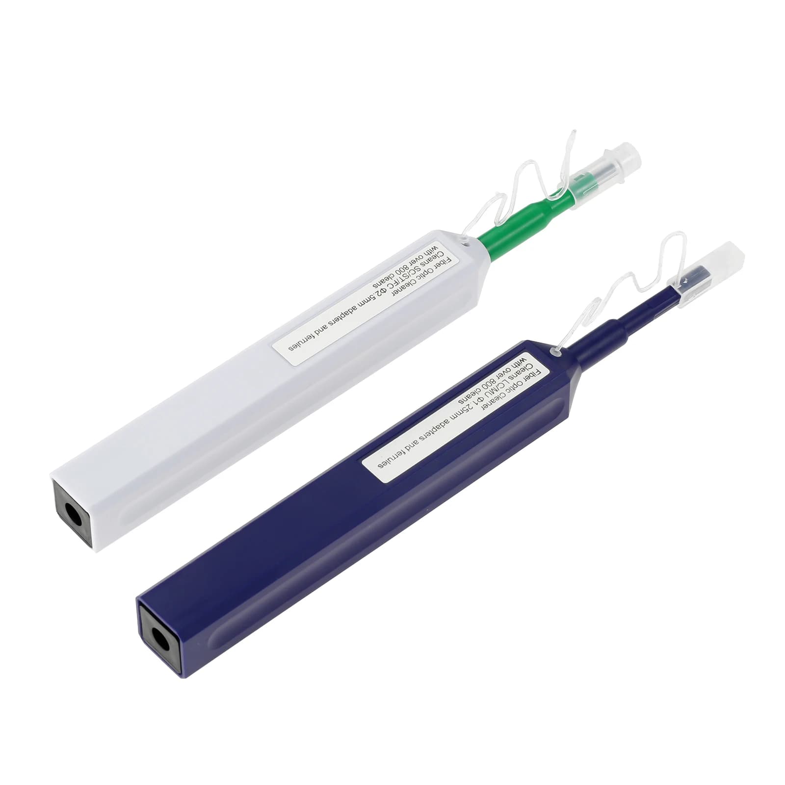 2pcs Fiber Optic Connector Cleaning Pen for Cleaning The Ferrule End Faces of SC,FC and ST Connectors Fits for Use in The Field