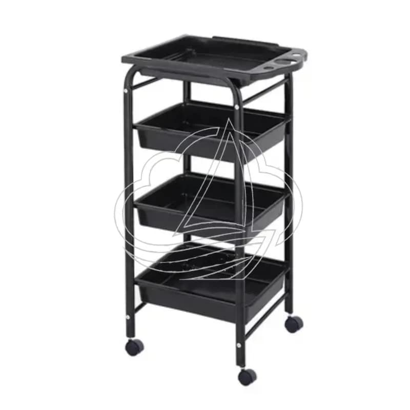 Easy To UsePull-out Salon TrolleyBeauty Salon StrollerHairdressing Tool CartBarber Storage CarMulti-functional Salon Organizer