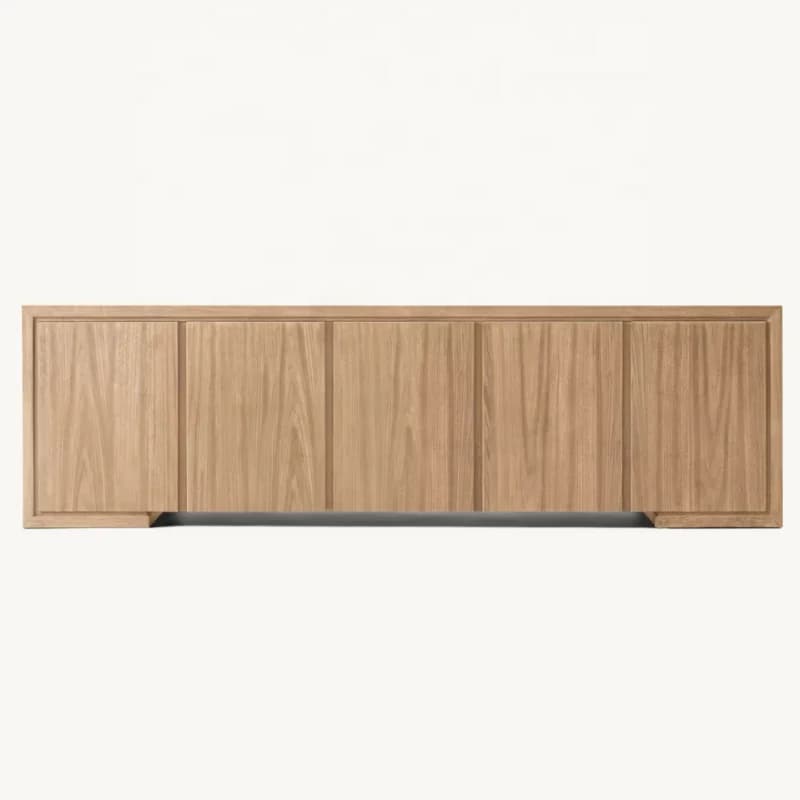 ！@American Style Simple Solid Wood Living Room Furniture TV Cabinet Dining Room Sideboard Cabinet Villa Can Be Customized